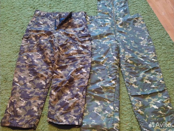 Комбинезон в камуфляже орех