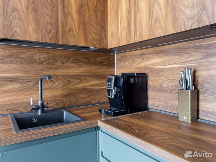 Кухня с антресолями под проект с доставкой