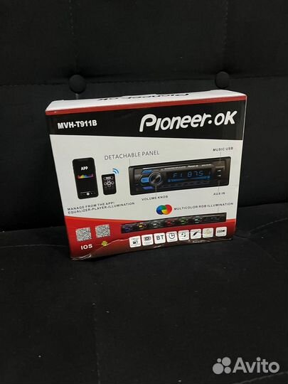 Автомагнитола pioneer mvh-911 (Арт.74880)