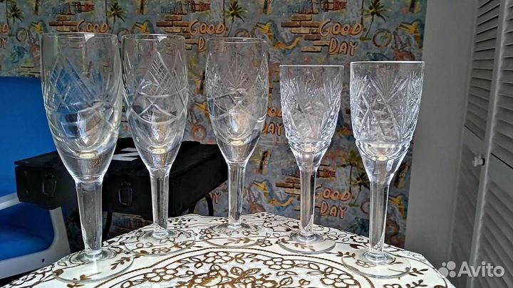 Бокалы,рюмки, подстаканники