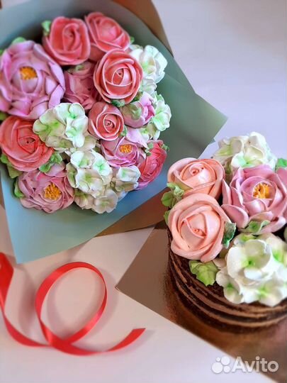 Съедобные букеты из зефира