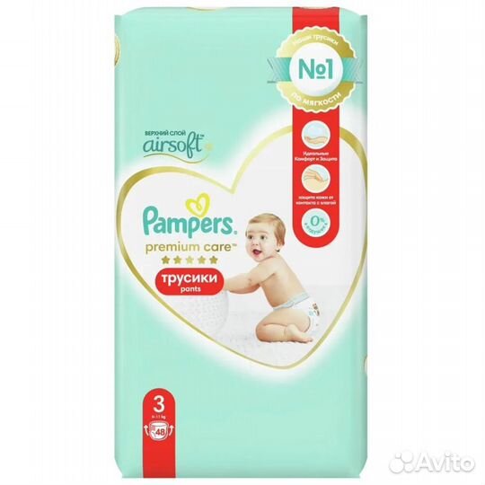 Pampers Трусики Premium Care, 3 (6-11 #391542