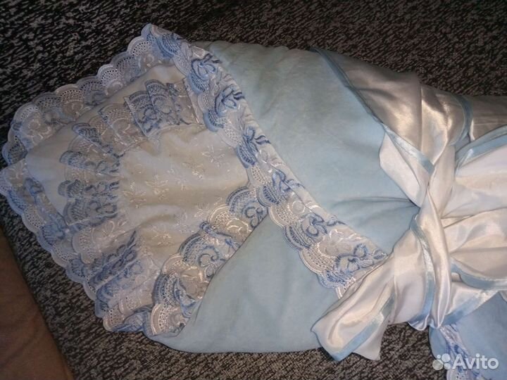 Конверт на выписку для мальчика весна осень