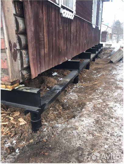 Винтовые сваи. Реконструкция фундамента