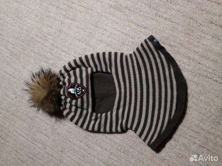 Шапка шлем для мальчика 50