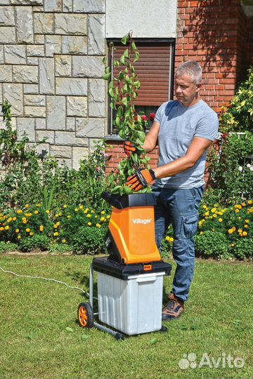 Измельчитель садовый электрический Villager VC2500