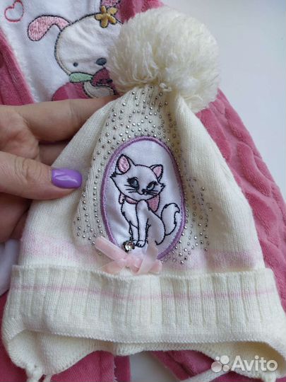 Комбинезон плюшевый для девочки