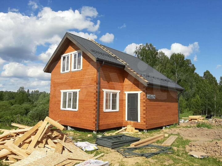 Дом 106 м² на участке 8 сот.