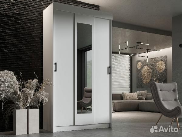 Шкаф-купе Эко с зеркалом