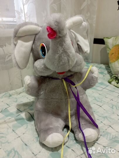 Мягкие игрушки Слоны, 2 штуки