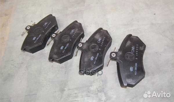 Колодки тормозные пер без ABS A113501080 chery