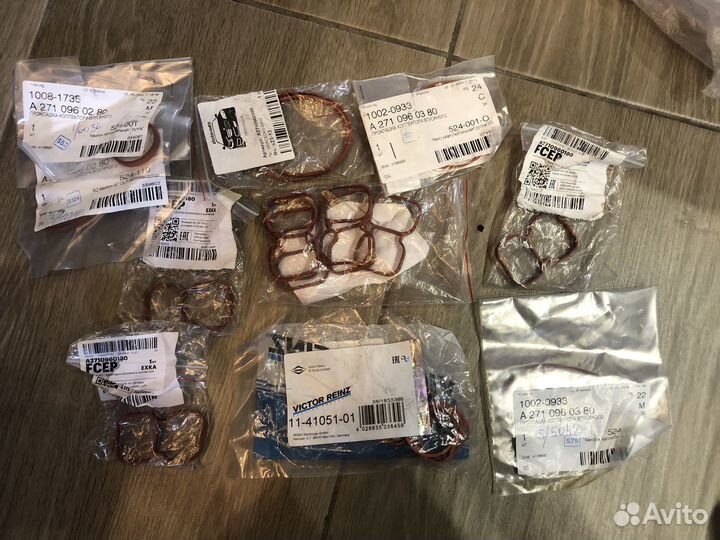 Прокладка коллектора впускного mercedes m271 evo