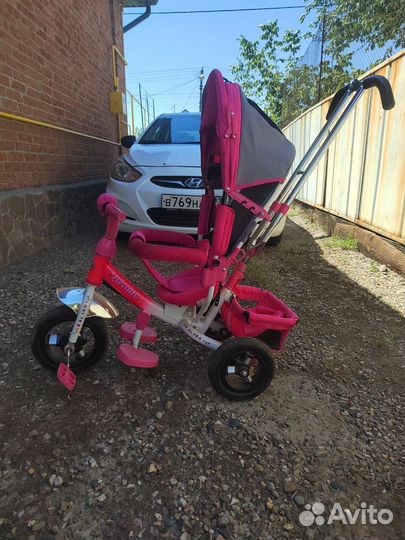 Детский велосипед с ручкой бу