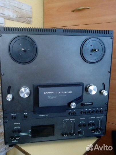 Катушечный магнитофон-приставка Олимп