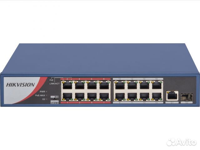 Hikvision Коммутатор DS-3E0318P-E/M(B)