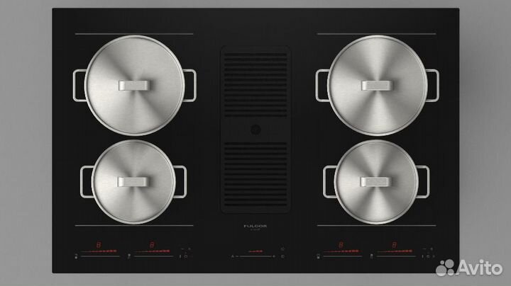 Варочная панель с встроенной вытяжкой Fulgor Milan