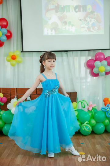 Платье для девочки на выпускной 122- 128