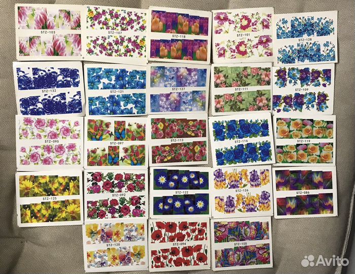 Набор 50+ видов слайдеры наклейки для ногтей