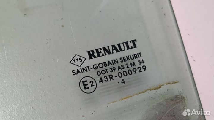 Стекло боковой двери Renault Espace 4 2002, 2004