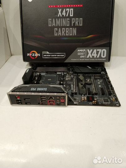 MSI X470 gaming PRO carbon