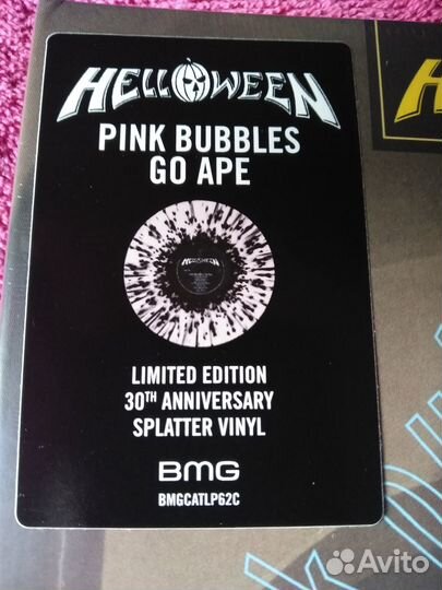 Lp' Helloween - Pink Bubbles GO Ape / 2016 г