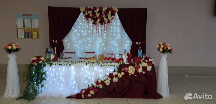 Свадебный декор /Оформление зала /Фотозона