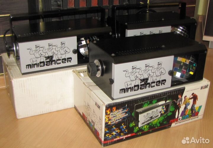 Светомузыка IML Minidancer 3шт Полицвет Gobo Miс