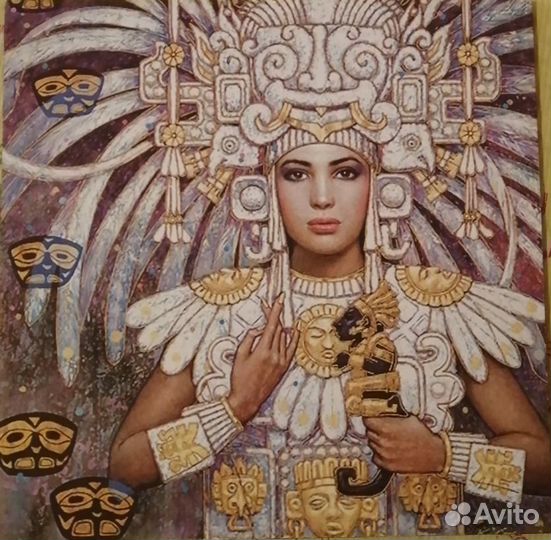 Женщины богини - принт на дереве (для интерьера)