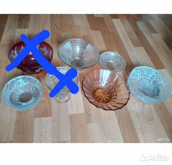 Вазы стекло/хрусталь