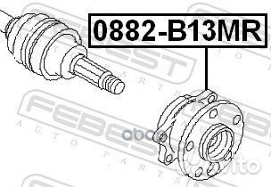 Ступица 0882-B13MR 0882-B13MR Febest