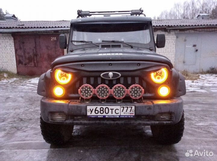 Круглые Led фары диодные 7 дюймов, 18 см