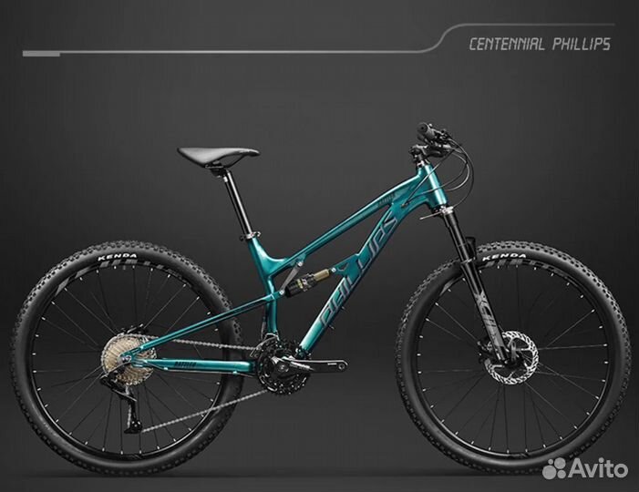 Горный велосипед двухподвес новый