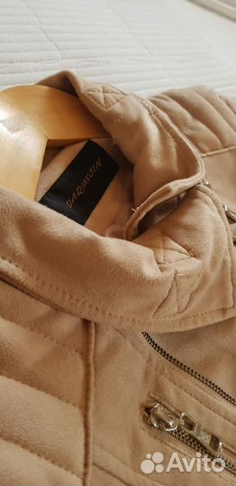Замшевая куртка косуха размер 40 на девочку S