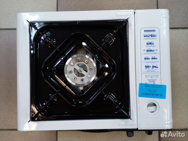 Плитка газовая с переходником Следопыт