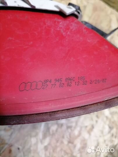 Фонарь правый Audi A3 8P 1-й рестайлинг