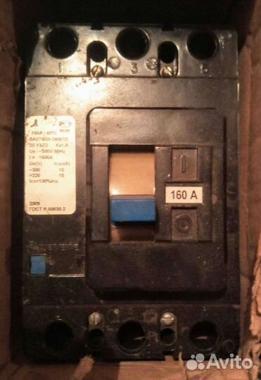 Автоматический выключатель ва57Ф35 160А