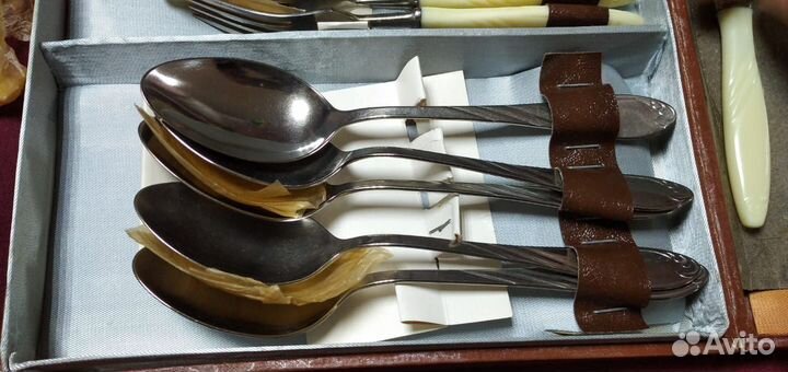 Новый столов.набор-ложки вилки ножи.оригинал СССР