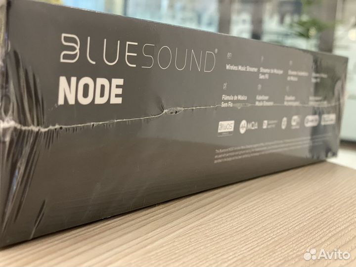 Сетевой аудиоплеер Bluesound Node N130 Black новый