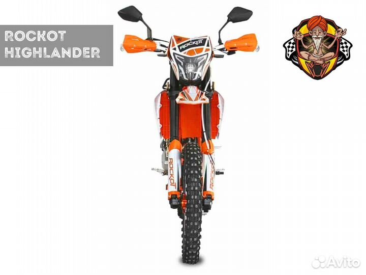 Мотоцикл эндуро rockot highlander c ЭПТС