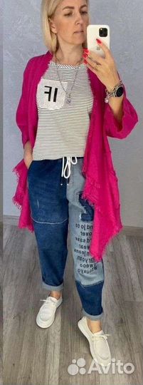 Кардиган лен. Размер 44-52