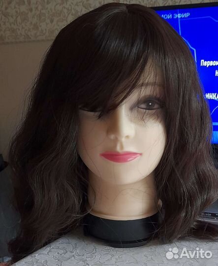 Парик цвет Шоколад термоволокно