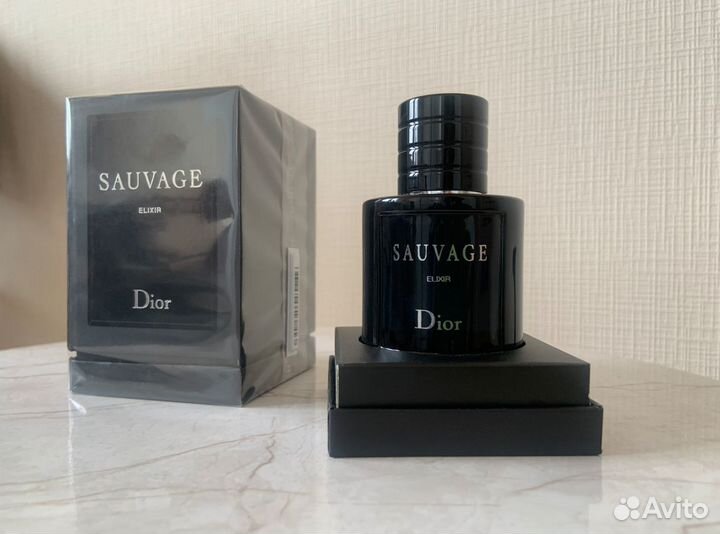 Мужской парфюм dior sauvage elixir 60 ml
