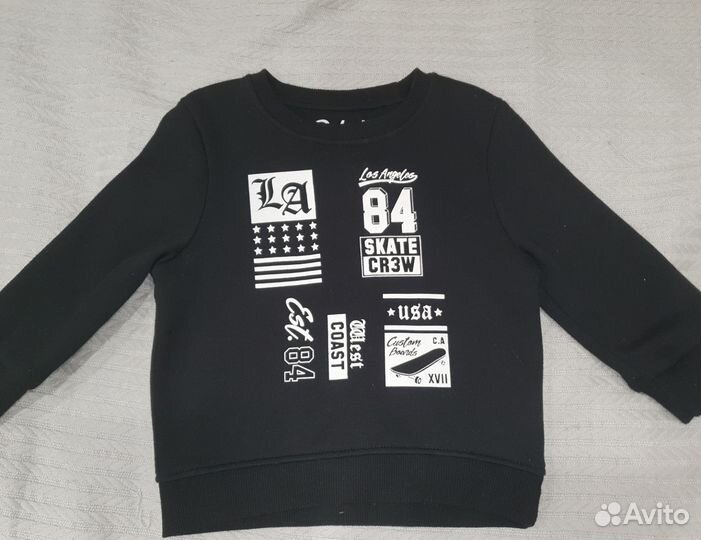 Свитшот на флисе 98 размер