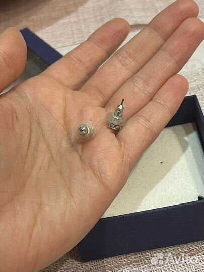 Swarovski серьги пусеты