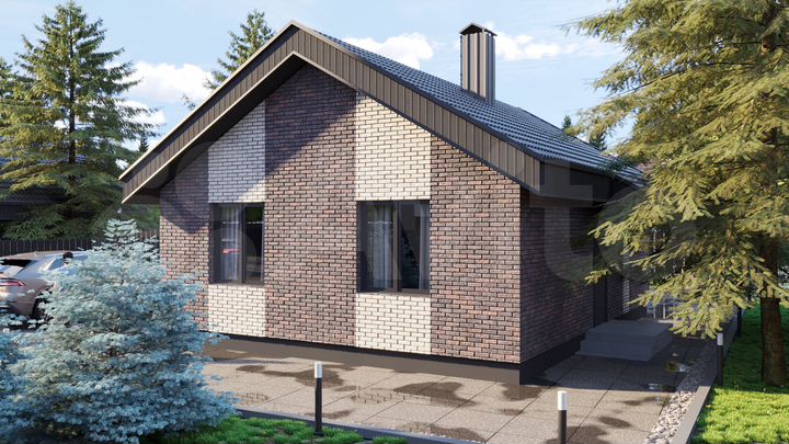 Коттедж 60 м² на участке 6 сот.