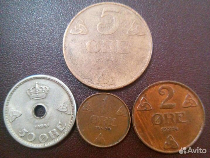 Монеты Европы 1900-1950