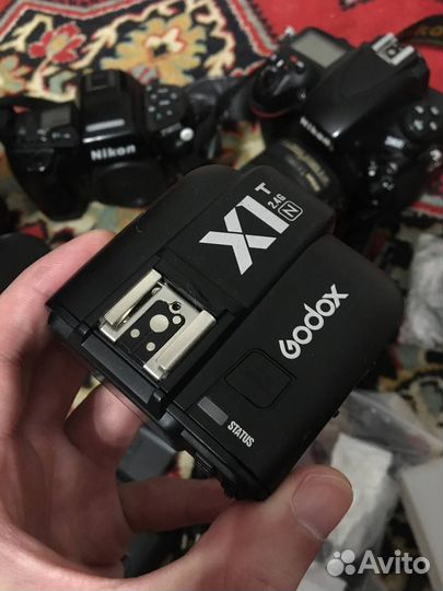 Вспышка Godox tt600 + синхронизатор X1