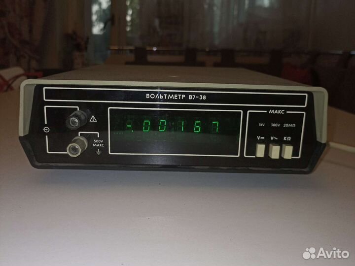 Вольтметр в7 38