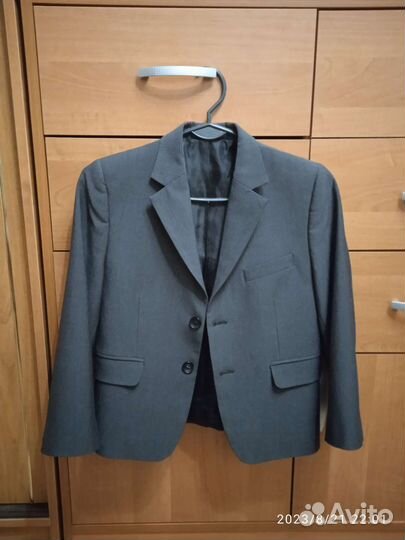 Пиджак школьный для мальчика 116