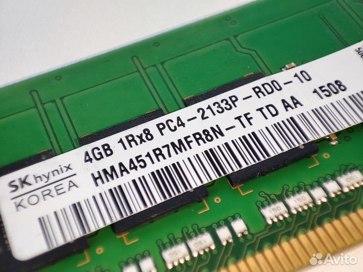 Оперативная память DDR4 4Gb Reg ECC 2133 Hynix